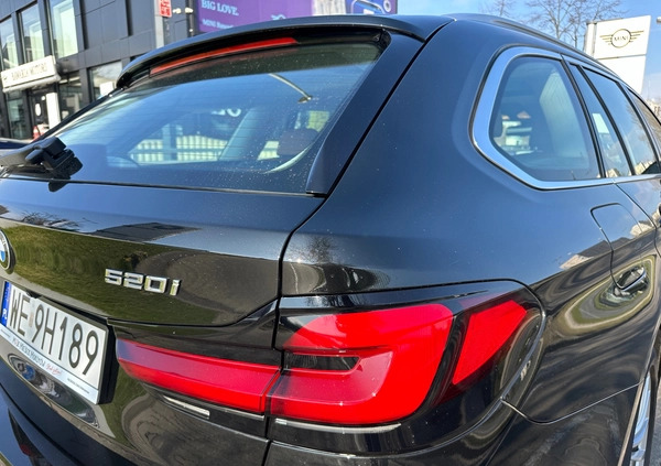 BMW Seria 5 cena 169900 przebieg: 74900, rok produkcji 2020 z Warszawa małe 781